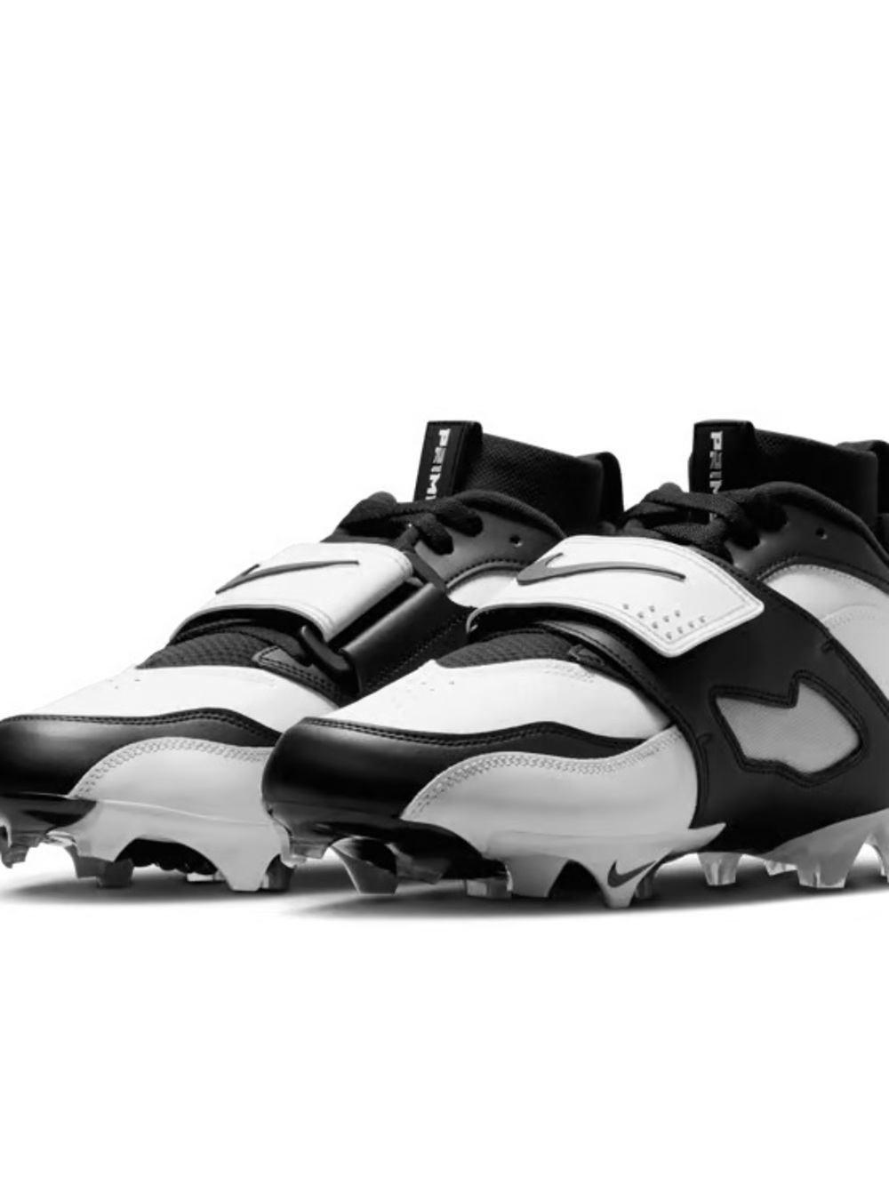 Nike Vapor Edge DT '93 TD White Black Football Cleats HF5298-101 Men's Size 8